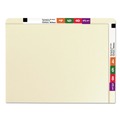 File Folders | Smead 24190 Straight Tabs Letter Size 0.75 in. Expansion Heavyweight End Tab Conversion File Folders - Manila (100/Box) image number 0