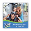 Toilet Paper | Scott 47617 Rapid-Dissolving Toilet Paper - White (4/Rolls/Pack, 12 Packs/Carton) image number 8