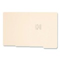 File Folders | Smead 24127 9 in. High Front 1/2-Cut Tabs Top Letter Size 0.75 in. Expansion Heavyweight End Tab Folders - Manila (100/Box) image number 3