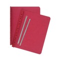 Back to School Sale | ACCO A7025978A 8.5 in. x 11 in. 3 in. Capacity Two-Piece Prong Fastener Pressboard Report Cover with Tyvek Reinforced Hinge - Red image number 4