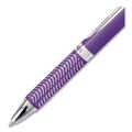 Pens | Pentel BL407V-V 0.7 mm EnerGel Alloy RT Gel Pen - Medium/Violet Ink/Violet Barrel image number 3