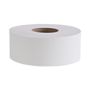 Boardwalk BWK410323 3.4 in. x 1000 ft. 2 Ply Jumbo Roll Bathroom Tissue - White (12/Carton)