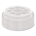 Food Service | Handi-Foil HFA 2058DL 8.25 in. x 0.88 in. Plastic Dome Lid - Clear (500/Carton) image number 1
