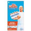 Sponges & Scrubbers | Mr. Clean 82038 4.6 in. x 2.4 in. 0.7 in. Thick Extra Durable Magic Eraser (4/Box) image number 0