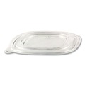 Food Trays, Containers, and Lids | Anchor 4308115 8.13 in. x 8.13 in. x 0.34 in. Crystal Classics Plastic Lids - Clear (150/Carton) image number 2