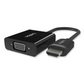 Electronic Adapters & Chargers | Belkin F2CD058 5 in. HDMI to VGA plus 3.5 mm Audio Adapter - Black image number 0
