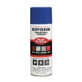 Painting | Rust-Oleum 1624830 12 oz. Aerosol Can Industrial Choice 1600 System Multi-Purpose Enamel Spray Paint - Flat Safety Blue (6/Carton) image number 0
