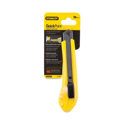 Standard Snap-Off Knife, 18 mm Blade, 6.75 Standard Snap-Off Knife, 18 mm Blade, 6.75