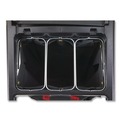 Cleaning Carts | Rubbermaid Commercial FG9T89L10000 3 in. x 12.5 in. x 0.13 in. Triple Waste Steel Wire Bag Holder for Rubbermaid Commercial Janitorial and Housekeeping Carts image number 0