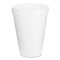 Cups and Lids | Dart 12J12 12 oz. Foam Drink Cups - White (25/Pack) image number 1