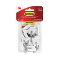 Wall Racks & Hooks | Command 17067-MPES 0.5 lbs. Capacity Small Metal General Purpose Hooks - White/Silver (28/Pack) image number 0