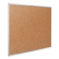  | Quartet 2303 36 in. x 24 in. Classic Series Cork Bulletin Board - Tan Surface, Silver Anodized Aluminum Frame image number 0