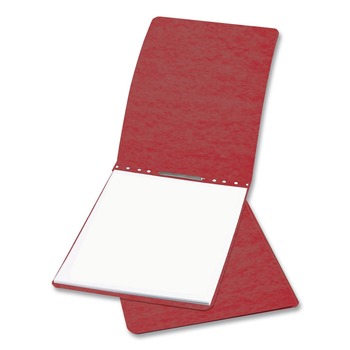 ACCO A7019028A 11 in. x 14 in. 2 in. Capacity Two-Piece Prong Fastener Top Bound Report Cover with Tyvek Reinforced Hinge - Red