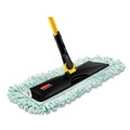 Mops | Rubbermaid Commercial HYGEN FGQ43800GR00 36 in. Microfiber HYGEN Dry Dusting Mop Heads with Fringe - Green image number 3