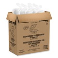Food Trays, Containers, and Lids | Dart PET57PST1 5.86 in. x 3.11 in. ClearSeal Hinged-Lid Plastic Containers - Clear (500/Carton) image number 5
