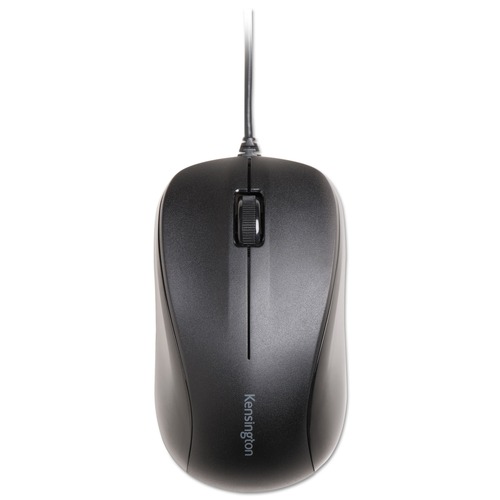 Office Electronics & Batteries | Kensington K72110US USB 2.0 Left/Right Hand Use Wired USB Mouse for Life - Black image number 0