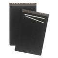 Report Covers & Pocket Folders | ACCO A7047071A 11 in. x 17 in. 3 in. Capacity Two-Piece Prong Fastener Pressboard Report Cover with Tyvek Reinforced Hinge - Black image number 6