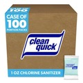 Just Launched | Clean Quick 02584 1 oz. Packet Powdered Chlorine-Based Sanitizer (100/Carton) image number 0