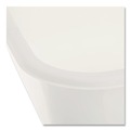 Cleaning & Janitorial Supplies | Rubbermaid 2951ARWHTCT Microban 14.5 in. x 12.5 in. x 5.7 in. 4.5 Gallon Dishpan - White (6/Carton) image number 3