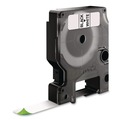 Back to School Sale | DYMO 18444 0.5 in. x 18 ft. Rhino Permanent Vinyl Industrial Label Tape - White/Black Print image number 2