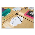 Project & Display Boards | Pacon PAC9014 7 in. x 10 in. Self Stick Dry Erase Clouds - White Surface image number 6