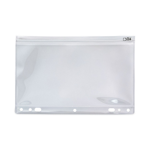 Binders | Angler's ANG52 8.5 in. x 11 in. 2- to 7-Hole Punched Zip-All Ring Binder Pocket - Clear image number 0