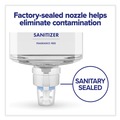 Hand Sanitizers | PURELL 5020-01 5.25 in. x 8.56 in. x 12.13 in. 1,200 mL Push-Style Hand Sanitizer Dispenser - White (1/Carton) image number 2