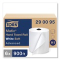 Skin Care & Hygiene | Tork 290095 Advanced Matic 7.7 in. x 900 ft. Hand Towel Roll - White (6 Rolls/Carton) image number 1