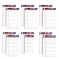Just Launched | TOPS 75101 American Pride 5 in. x 8 in. Writing Pad - Narrow, White (50 Sheets/Pad, 12 Pads/Pack) image number 0