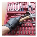Disposable Gloves | Ammex GPNB44100 9.5 in. Long 5 mil Powder-Free Industrial Nitrile Gloves - Medium/Black (1000/Carton) image number 2