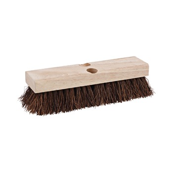 Boardwalk BWK3110 10 in. Brush 2 in. Brown Palmyra Bristles Deck Brush Head