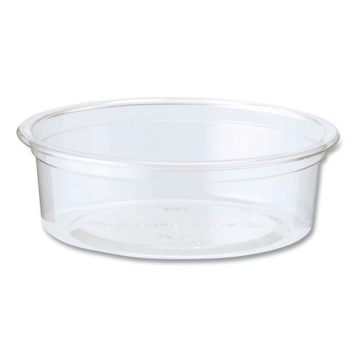 Cups and Lids | World Centric CPCS2SF 2 oz PLA Plastic Flat Style Cold Cups - Clear (2000/Carton) image number 0