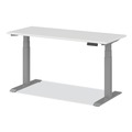 Office Desks & Workstations | Alera ALEHT3SAGBD 60 in. x 24 in. x 30 in. - 49 in. AdaptivErgo Sit-Stand 3-Stage Electric Height-Adjustable Table with Memory Controls - White image number 2