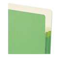 File Folders | Smead 73216 1.75 in. Expansion Colored File Pockets - Letter Size/Green image number 4