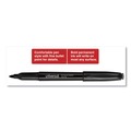 Permanent Markers | Universal UNV07071 Fine Bullet Tip Pen-Style Permanent Marker - Black (1 Dozen) image number 6