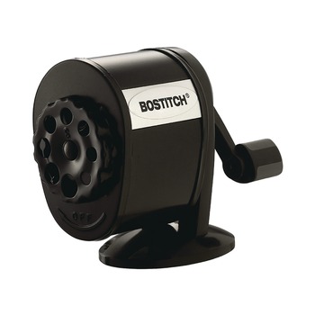 PRODUCTS | Bostitch MPS1-BLK 5.44 in. x 2.69 in. x 4.33 in. Manually-Powered Metal Manual Pencil Sharpener - Black