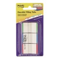 Page Flags | Post-it Tabs 686L-GBR 1 in. Wide 1/5-Cut Lined Tabs - Assorted Colors (66/Pack) image number 0