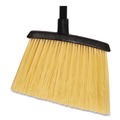 Brooms | Carlisle 4688500 55 in. Duo-Sweep Unflagged Heavy Duty Angle Broom - Black/Yellow image number 1