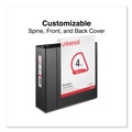 Binders | Universal UNV20995 11 in. x 8.5 in. 3 Slant D-Ring View Binder with 4 in. Capacity - Black image number 7