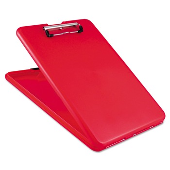 Saunders 00560 0.5 in. Clip Capacity SlimMate Storage Clipboard - Red