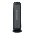 Heaters | Alera HECT24 1500 W 7.17 in. x 7.17 in. x 22.95 in. Ceramic Heater Tower with Remote Control - Black image number 0