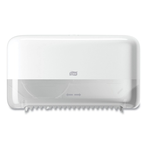 Paper Towels and Napkins | Tork 473200 14.17 x 5.08 x 8.23 Elevation Coreless High Capacity Bath Tissue Dispenser - White image number 0