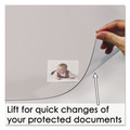 Desk Accessories & Office Organizers | Artistic 60440MS 24 in. x 19 in. KrystalView Desk Pad with Antimicrobial Protection - Matte Finish, Clear image number 2