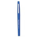 Back to School Sale | Paper Mate 8410152 Medium 0.7 mm Point Guard Flair Felt Tip Porous Point Stick Pen - Blue Ink, Blue Barrel (1-Dozen) image number 1