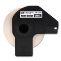 Labels | Brother DK12343PK 2.3 in. x 3.4 in. Die-Cut Name Badge Labels - White (3-Rolls/Pack) image number 1