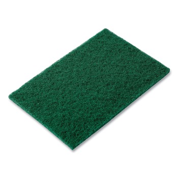 SPONGES AND SCRUBBERS | AmerCareRoyal S960 6 x 9 Medium-Duty Scouring Pad - Green (60/Carton)