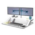 Office & Office Supplies | Fellowes Mfg Co. 8042901 Lotus Dual Monitor Arm Kit Supports 13 lbs. For 26 in. Monitors - Silver image number 2