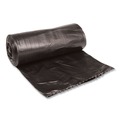 Trash Bags | Boardwalk H6639MKKR01 33 Gallon 0.5 mil 33 in. x 39 in. Perforated Roll Low-Density Waste Can Liners - Black (25 Bags/Roll, 8 Rolls/Carton) image number 0
