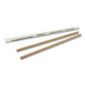 Cutlery | World Centric STPA8WK 8 in. Wrapped Sustainable Kraft Paper Straws - Natural (6000/Carton) image number 0