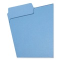 File Folders | Smead 10410 0.75 in. Expansion 1/3-Cut SuperTab 14-pt Stock Colored File Folders - Letter Size/Assorted Colors (50/Box) image number 1
